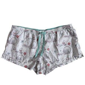 GapBody Factory Poplin Pajama Sleep Shorts - Size XL